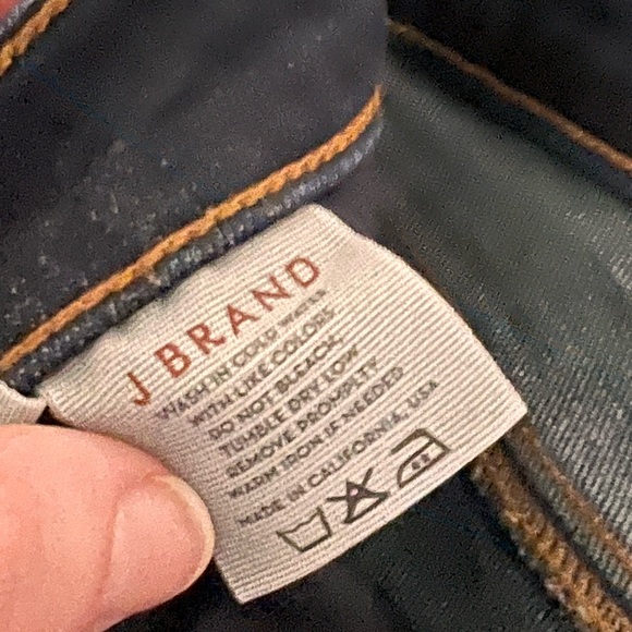 J Brand Palisade Super Skinny Jeans Jeggings Dark Blue Size 26 - Picture 6 of 10